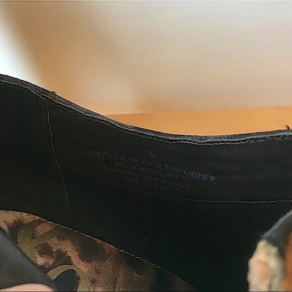 *SOLD* Sam Edelman Felix Calf Hair Leopard High Heel Booties Size: 7 - Picture 8 of 11